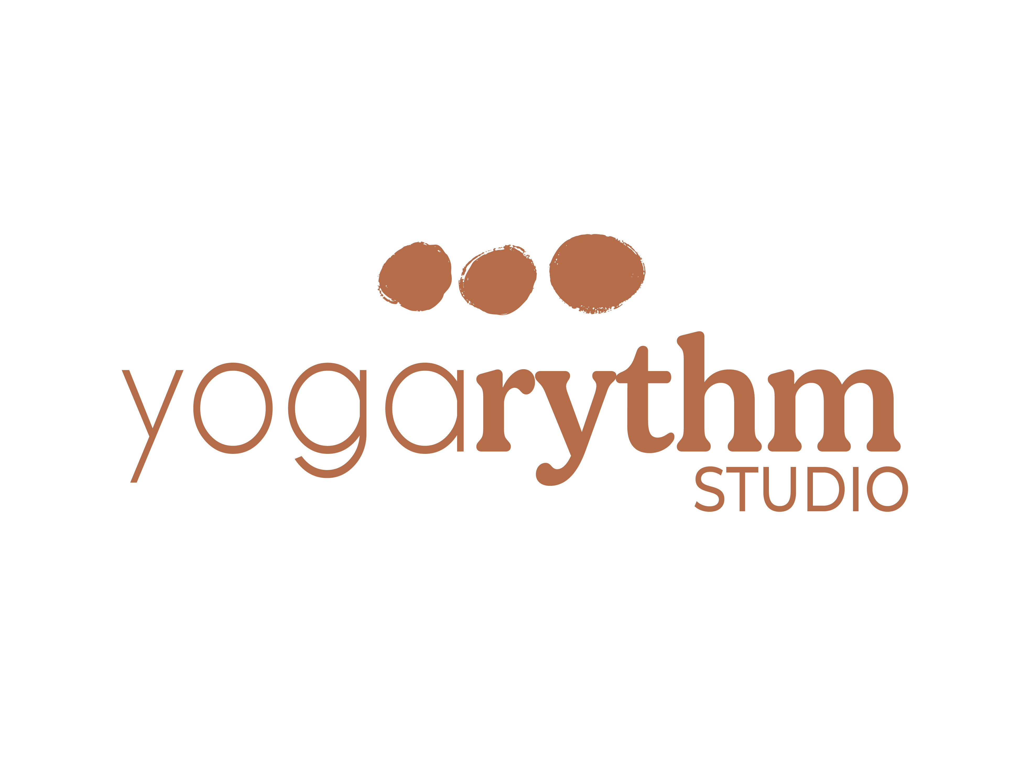 LOGO YOGA RYTHM terracotta vous êtes le rythm -studio yoga mazargues